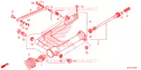 SWING ARM (VT750CS/C2B/C2S/C) for Honda SHADOW VT 750 SPIRIT S 2014