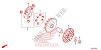 VARIATOR   KICK STARTER SPINDLE for Honda PCX 125 2015