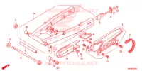 SWINGARM   CHAIN CASE for Honda XR 125 L ELECTRIC START + KICK START 2012