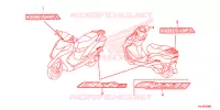 STICKERS for Honda ELITE 125 2014