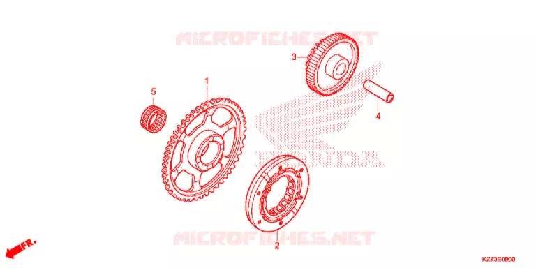 STARTER MOTOR CLUTCH Honda MOTO 250 CRF 2015  CRF250LF