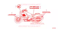 STICKERS for Honda GOLD WING 1800 F6C 2015