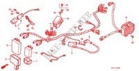 WIRE HARNESS/BATTERY for Honda TRX 300 FOURTRAX 4X4 1988