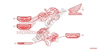 STICKERS for Honda FOURTRAX 420 RANCHER 4X4 DCT IRS 2015