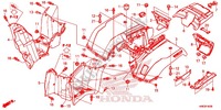 REAR FENDER for Honda FOURTRAX 500 FOREMAN RUBICON DCT 2015