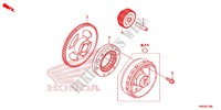 STARTING GEAR for Honda FOURTRAX 500 FOREMAN 4X4 RED 2015