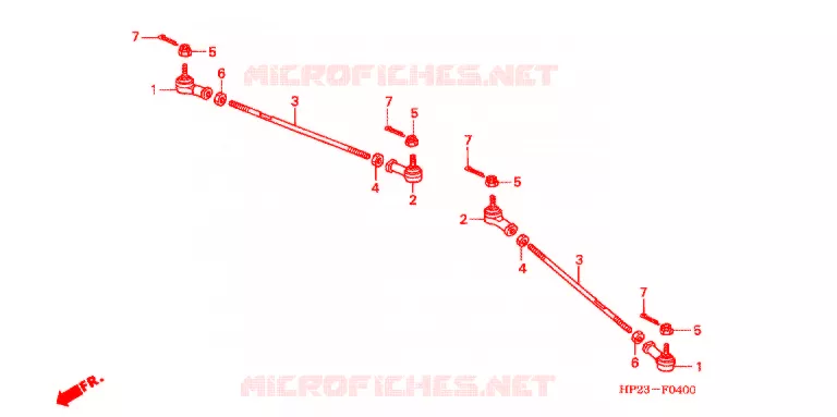 TIE ROD Honda ATV 90 FOURTRAX 2014  TRX90XE
