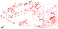 SWINGARM   CHAIN CASE for Honda CBR 125 REPSOL 2013