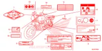 CAUTION LABEL (1) for Honda CB 1100 ABS 2015