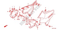 SIDE COVERS for Honda CB 1300 ABS, TETE DE FOURCHE 2011