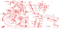 HANDLE PIPE/TOP BRIDGE (2) for Honda CB 1300 SUPER FOUR 2009
