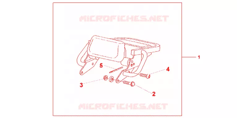 LUGGAGE RACK Honda MOTO 1300 CB 2009  CB13009