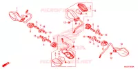 INDICATOR (2) for Honda CB 500 X ABS 2015