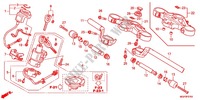 HANDLEBAR   TRIPLE CLAMP   STEERING STEM (CBR1000RRE/RAE/CBR1000S/SA) for Honda CBR 1000 RR FIREBLADE BRANCO 2014