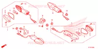 INDICATOR (2) for Honda CBR 125 REPSOL 2015