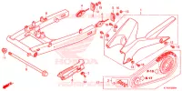 SWINGARM   CHAIN CASE for Honda CBR 125 REPSOL 2015