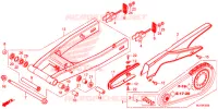 SWINGARM   CHAIN CASE for Honda CBR 500 R ABS TRICOLOR 2015