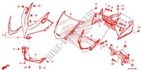 FRONT COWL for Honda CBR 500 R ABS TRICOLORE 2015