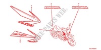 STICKERS (CRF50F8/9/A) for Honda CRF 50 2008