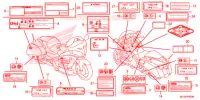 CAUTION LABEL (1) for Honda F6B 1800 GOLD WING GS 2015