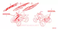 STICKERS for Honda TRX SPORTRAX 250 X 2012