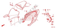 SIDE COVERS for Honda CB 1000 R ABS RED SIENA 2015