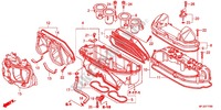 FRONT COVER   AIR CLEANER for Honda CBR 600 R ABS VERMELHO 2012