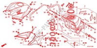 FUEL TANK for Honda CBR 600 R ABS VERMELHO 2012