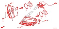 HEADLIGHT for Honda CBR 600 R ABS RED 2012