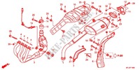 EXHAUST MUFFLER (2) for Honda CBR 600 R ABS RED 2012