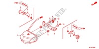 TAILLIGHT (2) for Honda CBR 600 R ABS PRETO 2012