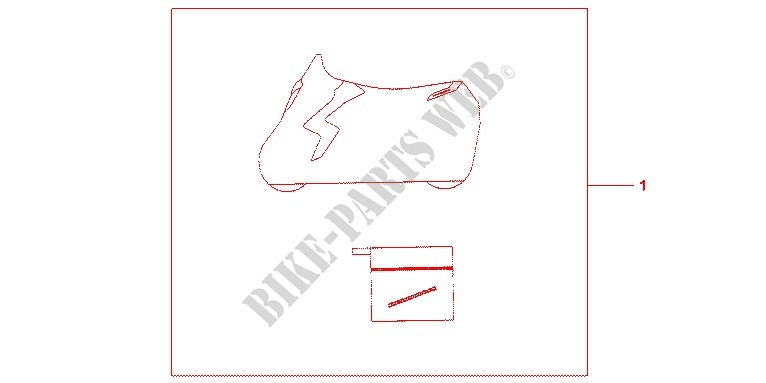 INDOOR BODYCOVER for Honda CB 1000 R 2010