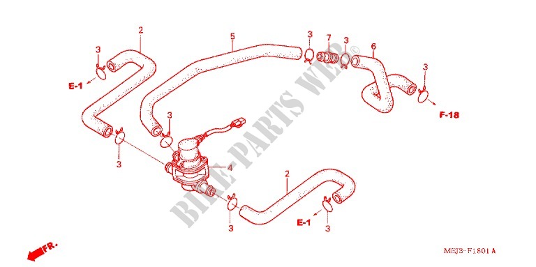 AIR INJECTION CONTROL VALVE for Honda CB 1300 2006