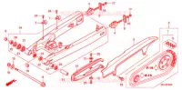 SWINGARM   CHAIN CASE for Honda CBF 1000 F ABS 2011