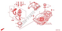 FUEL TANK for Honda WAVE 110 front brake disk 2012