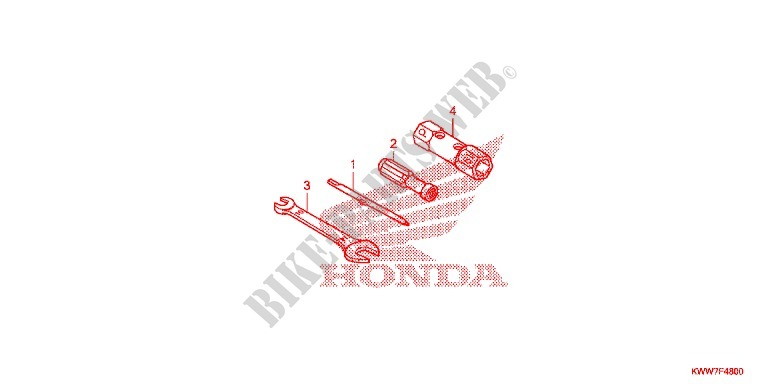 TOOLS   BATTERY BOX for Honda WAVE 110 front brake disk 2012