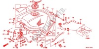 FUEL TANK for Honda PAN EUROPEAN 1300 ABS 2012