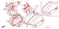 R. SADDLEBAG  for Honda PAN EUROPEAN 1300 ABS 2012