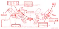 CAUTION LABEL (1) for Honda XL 1000 VARADERO 2003