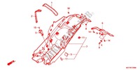 REAR FENDER for Honda CROSSRUNNER 800 2012