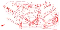 SWINGARM   CHAIN CASE for Honda CBR 1000 RR ABS 2009
