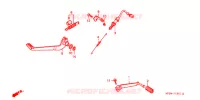 PEDAL (2) for Honda CB 500 2000