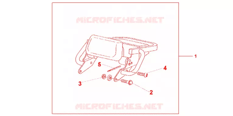 LUGGAGE RACK Honda MOTO 1300 CB 2009  CB1300S9