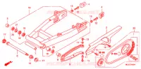 SWINGARM   CHAIN CASE for Honda CB 1300 ABS FAIRING 2007