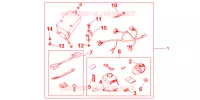 ALARM for Honda CB 1300 ABS, TETE DE FOURCHE 2008