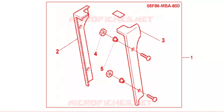 CHROME RADIATOR GUARD Honda MOTO 750 VT 2002  VT750DC2