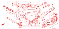 SWINGARM   CHAIN CASE for Honda CBR 1000 RR FIREBLADE 2009