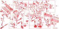 HANDLE SWITCH   LEVER   CABLE   GRIP for Honda GL 1800 GOLD WING ABS AIRBAG PRETO 2014