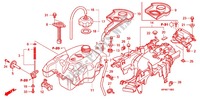 FUEL TANK for Honda FOURTRAX 420 RANCHER 4X4 Manual Shift CAMO 2010