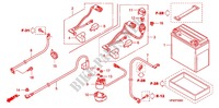 WIRE HARNESS/BATTERY for Honda FOURTRAX 420 RANCHER 4X4 Manual Shift CAMO 2010